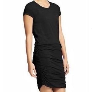 Athleta Topanga Ruched V-Neck Shirt Dress Size S